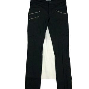 Athleta Skinny Pants Black Rayon Blend Women's Size 4 Pockets Stretch